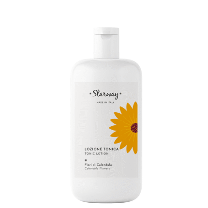 Starway lozione tonica 500ml con fiori di calendula idratante e lenitivo