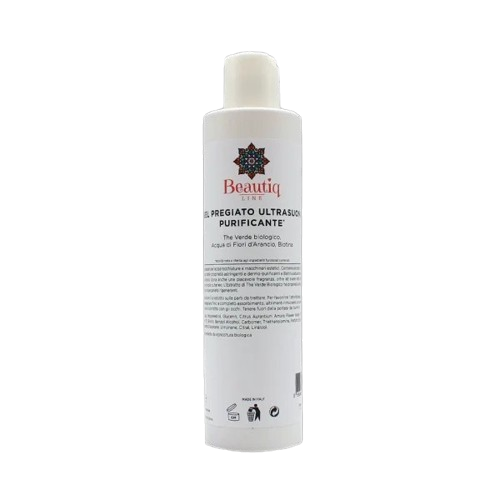 Gel-Ultrasuoni-Purificante-1 Beautiqline – gel per ultrasuoni seboregolatore professionale viso e corpo 250 ml - immagine 1