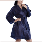 Kimono Monouso In Tnt Blu – 100 Pezzi – Piegato E Imbustato Singolarmente