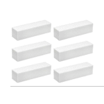 Labor Mattoncino Per Unghie Bianco Grana 240 Cf 6 Pz