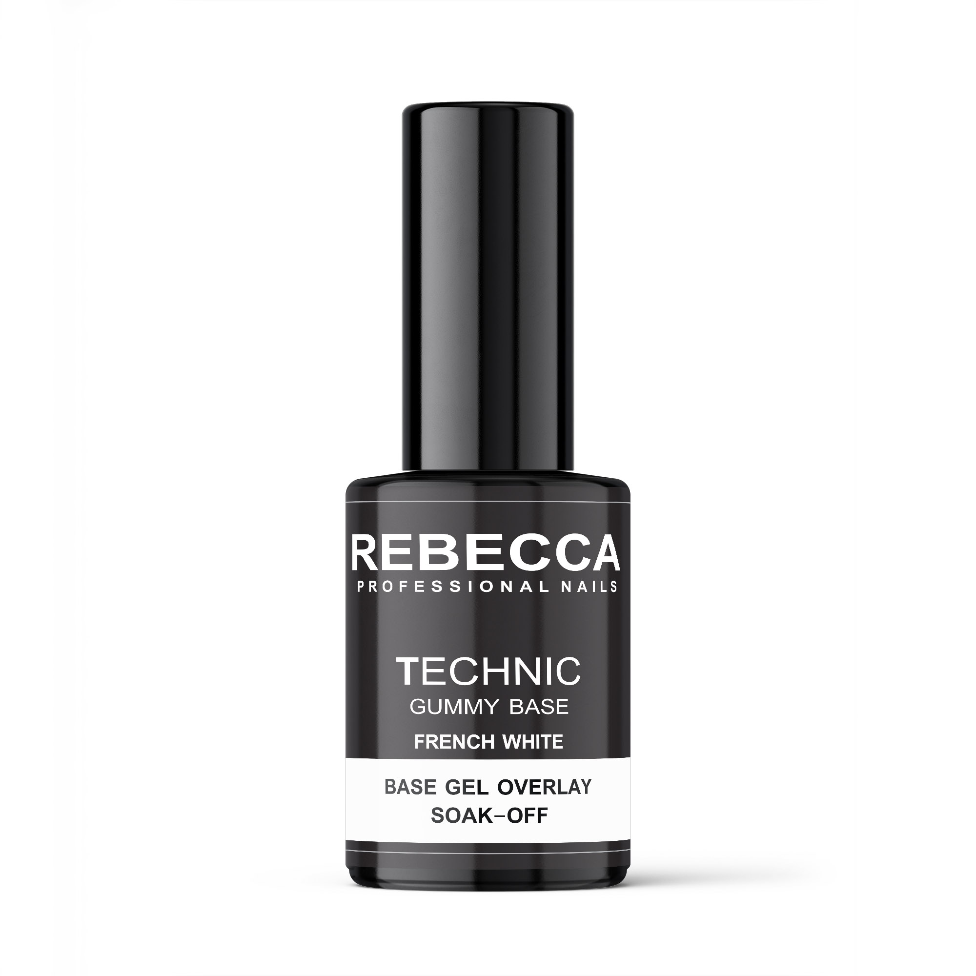 Smarty Mockup Technic gummy base - base gel overlay soak-off - french white - immagine 1