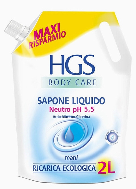 D4S1Kksjmm3N Sapone liquido neutro ph 5. 5 hgs body care - immagine 1