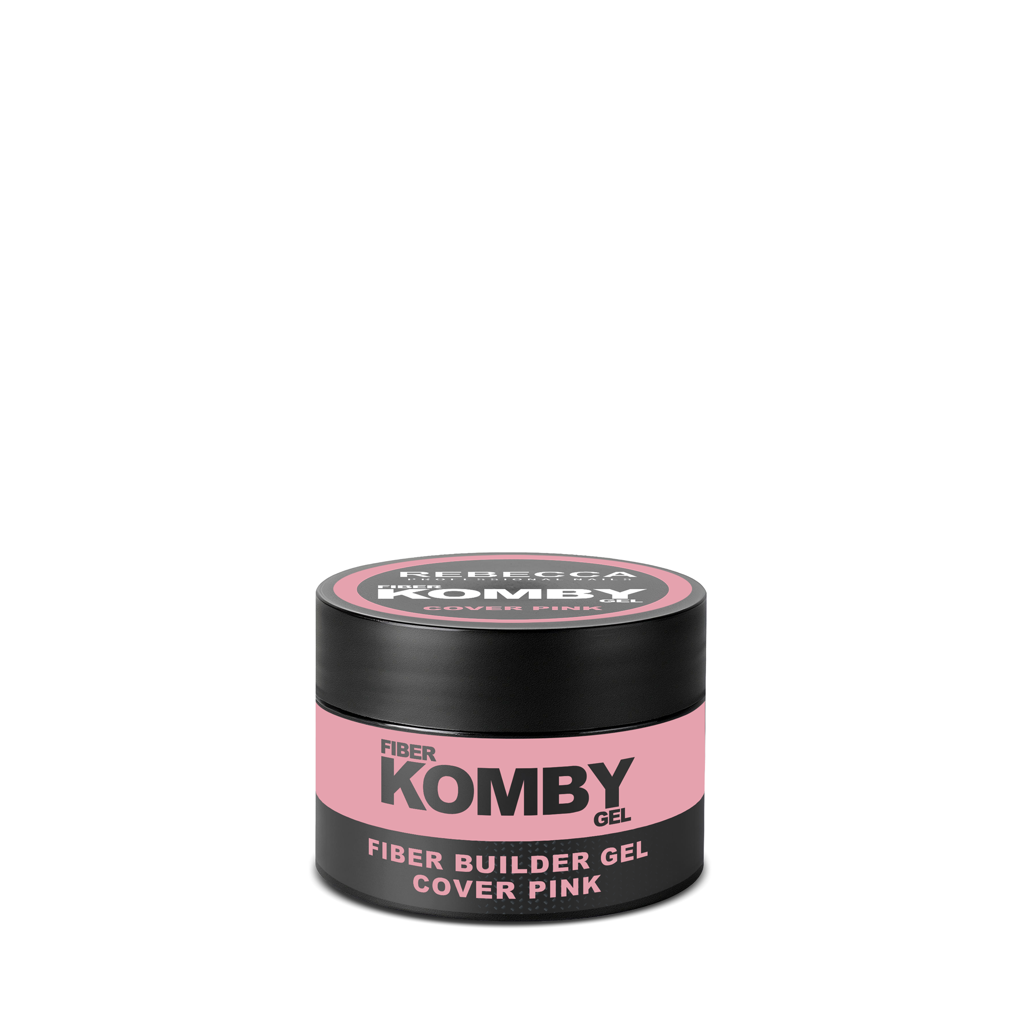 Komby-Cover-Pink-15Ml.webp Rebecca fiber komby gel - fiber builder gel - gel costruttore con fibre di vetro - immagine 1