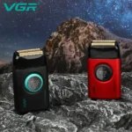 VGR V-378 – Regolabarba (shaver) Cordless con Display Digitale Black - immagine 2