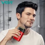 VGR V-378 – Regolabarba (shaver) Cordless con Display Digitale Black - immagine 4