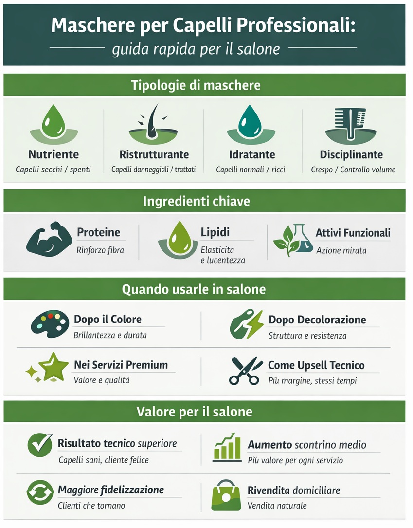 Maschere Per Capelli Professionali: Guida Tecnica Per Parrucchieri E Barbieri - Pondot.it Maschere per capelli professionali: guida tecnica per parrucchieri e barbieri