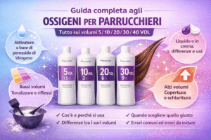 Ossigeno per capelli: guida completa ai volumi 10, 20, 30 e 40