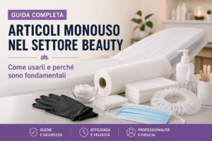 Guida agli articoli monouso nel settore beauty: come usarli e perché sono fondamentali